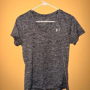 Under Armour Black V-Neck Tee